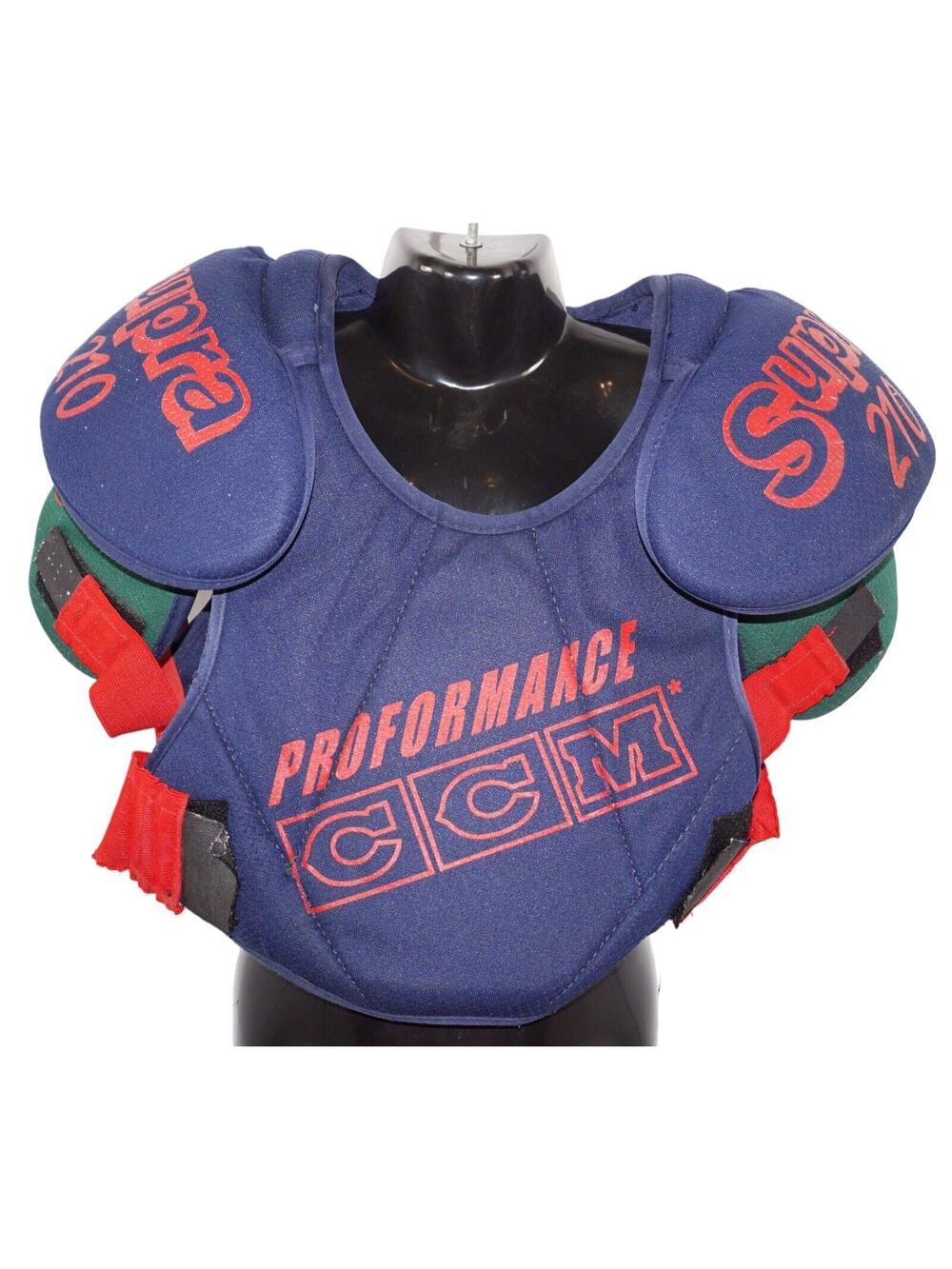 Vintage CCM Supra 210 Chest Shoulder Pads JR Large - Junior Kids Hockey Players